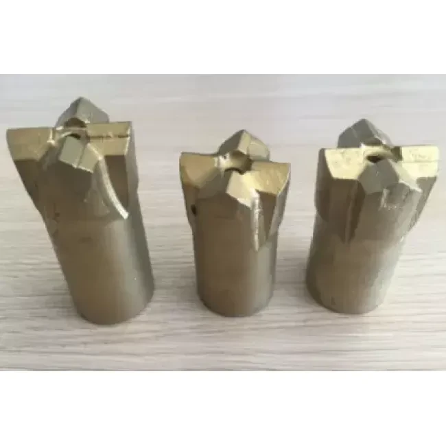Forging tungsten carbide tips taper cross bits for rock drilling